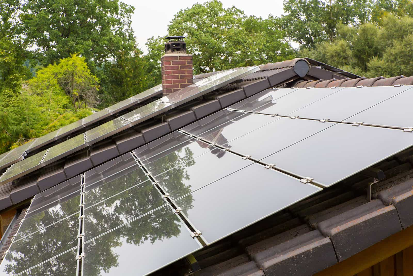 beautiful all-black solar panels.